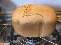 Fotografija recepta: 100 % polnovredni pirin kruh iz kruhomata