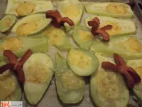 Fotografija recepta: Vesele hrenovke z bučkami