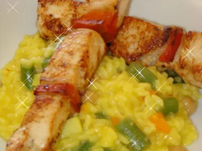 Rižota za telebane »ala fasulas«