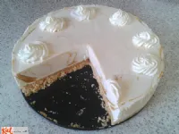 Fotografija recepta: Marmorirana sadno - jogurtova torta