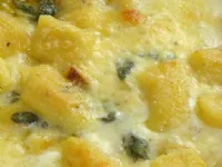 Fotografija recepta: Njoki z žajbljem »ala fasulas«