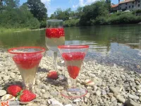 Fotografija recepta: Želirana sladka penina... in sadje