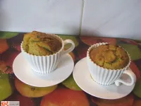 Fotografija recepta: Slani krompirjevi muffini s pestom in blitvo