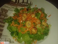 Fotografija recepta: Jesenska solata s kostanjem