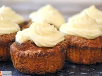 Fotografija recepta: Bučni mufini s kremastim nadevom