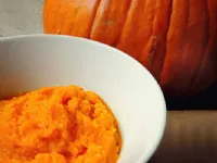 Fotografija recepta: Bučni pire iz rumene buče