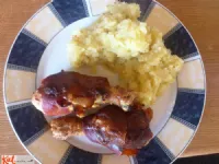 Fotografija recepta: Oblečen piščanec