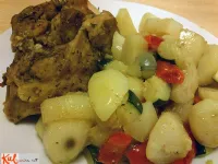 Fotografija recepta: Pečen domač zajec