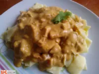 Fotografija recepta: Omaka bogov s širokimi rezanci