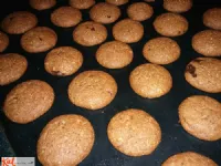 Fotografija recepta: Piškoti z arašidovim maslom in čokolado