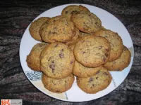 Fotografija recepta: Kokosovi kukiji s čokolado