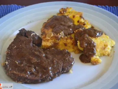 Srna v divjačinski omaki