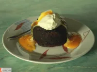 Fotografija recepta: Čokoladno presenečenje (lava cake)