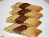 Fotografija recepta: Piškoti z marcipanom in nutello