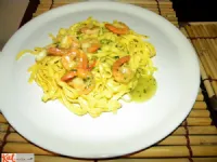 Fotografija recepta: Škampi na rezancih