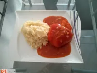 Fotografija recepta: Slastne polnjene paprike iz pečice