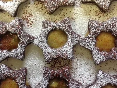 Čokoladno pomarančne zvezdice