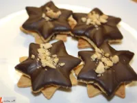 Fotografija recepta: Čokoladne zvezdice z arašidi