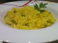 Fotografija recepta: Rižota s kurkumo