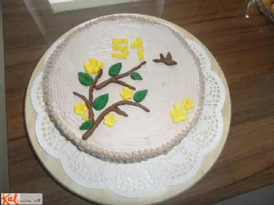 Torta z blagim okusom kave