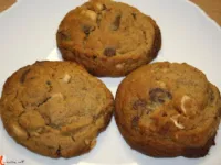 Fotografija recepta: Arašidovi kukiji s kupčki nutelle 