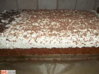 Fotografija recepta: Biskvit s kislo smetano in kokosom