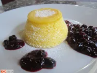 Fotografija recepta: Skutni sufle z gozdnimi sadeži