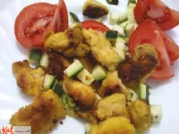 Fotografija recepta: Hrustljav piščanec s kokosom 