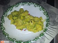 Fotografija recepta: Njoki v smetanovi omaki z avokadom in porom