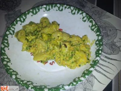 Njoki v smetanovi omaki z avokadom in porom