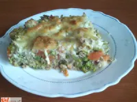 Fotografija recepta: Zelenjavno mesni narastek