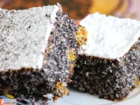 Fotografija recepta: Preprosto makovo pecivo s suhimi marelicami