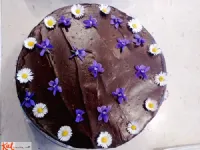 Fotografija recepta: Pomlad na čokoladno - borovničevi torti