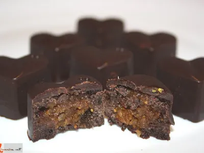 Presni pralineji s figovim nadevom