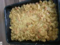 Fotografija recepta: Zapečeni makaroni z zelenjavo, mletim mesom in sirom 