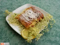 Fotografija recepta: Štrudelj iz bezgovih cvetov