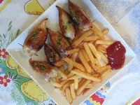 Fotografija recepta: Polnjeni kalamari (lignji) na žaru