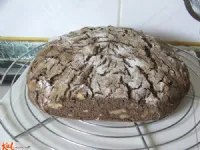 Fotografija recepta: 100% ajdov hlebček z orehi