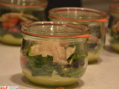 Skuše na pireju iz topinamburja