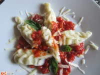 Fotografija recepta: Pšenički v paradižnikovi omaki