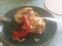 Fotografija recepta: Polnjen piščančji file