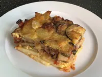 Fotografija recepta: Krompirjevo - bučna musaka