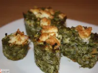 Fotografija recepta: Zelenjavni kolački z ajdo in feto 