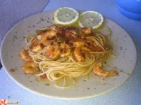 Fotografija recepta: Erasmus špageti z gamberi