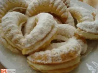 Fotografija recepta: Vanilijevi rogljički iz modelčkov