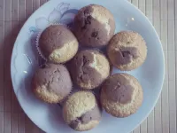 Fotografija recepta: Črno - beli mafini