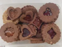 Fotografija recepta: Odlični ajdovi linški piškoti z orehi