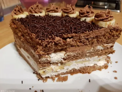 Bananina torta Zamorček