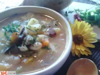 Fotografija recepta: Zelenjavna juha z želodčki
