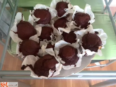 Čokoladni muffini s koščki čokolade